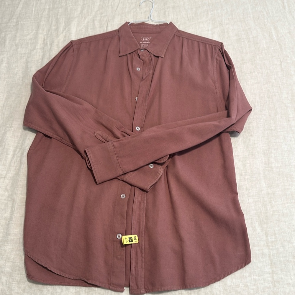Save Khaki Button Down - 100% cotton - Size M